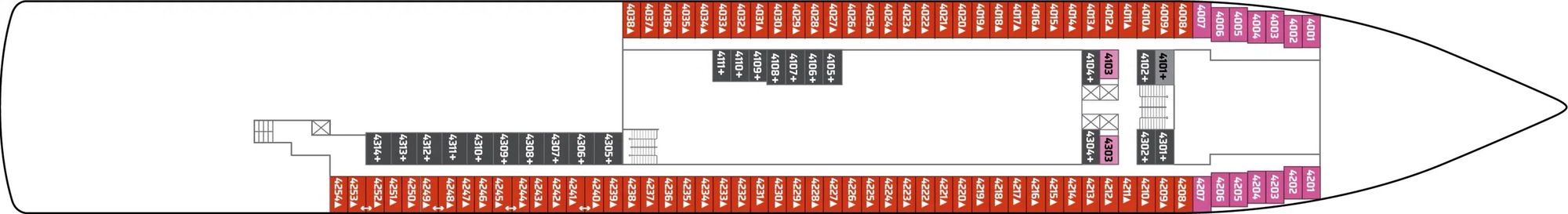 Biscayne Deck 4 plan